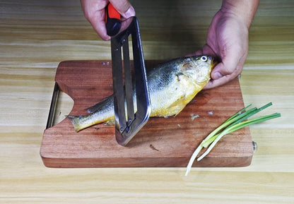 Double Blade Slicer : Fish scale cutting