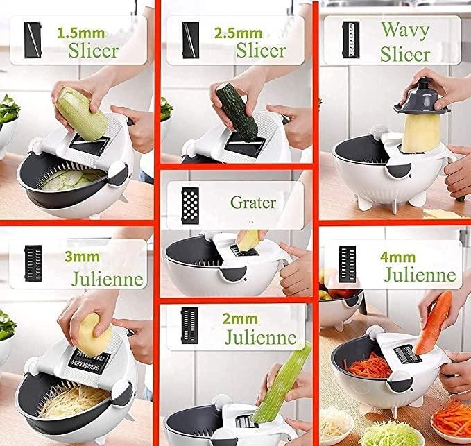 vegetable cutter : all parts